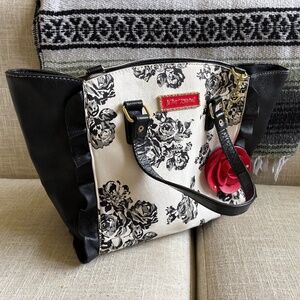 Betsey Johnson Rose Floral Purse